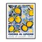 Stupell Industries Bright Mediterranean Lemons Framed Giclee Design by Lux + Me Designs